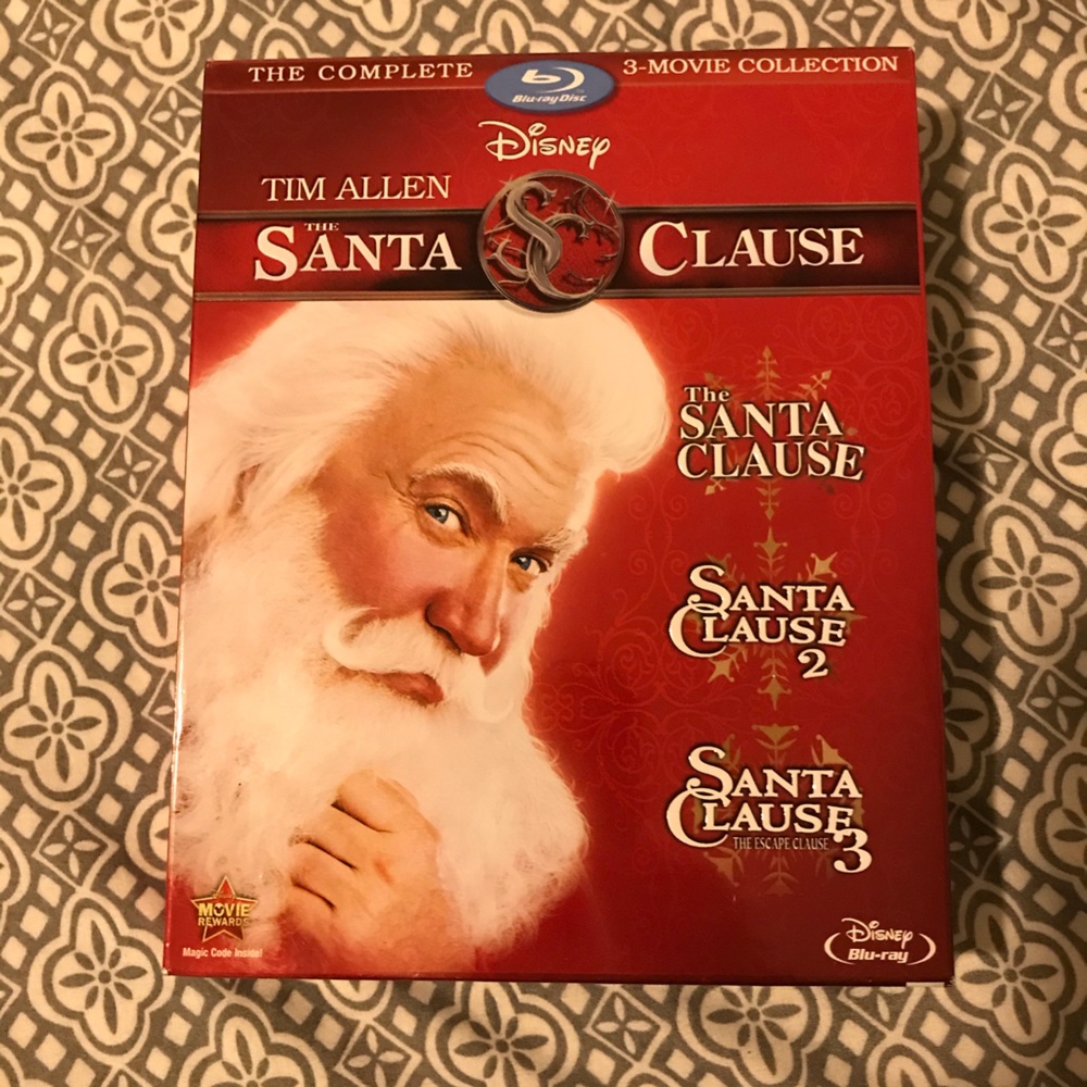 Disney’s “The Santa Clause” | Blue Ray 3 dvd set